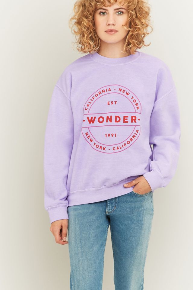 BDG - Sweat ras du cou Wonder violet #2