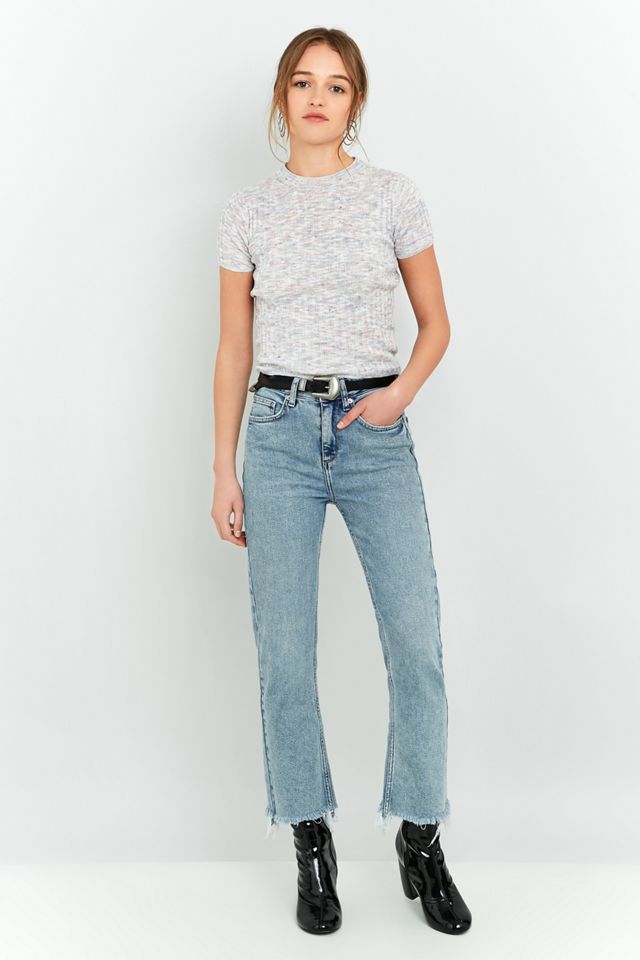 Urban Outfitters - T-shirt teinté par section en lin #1