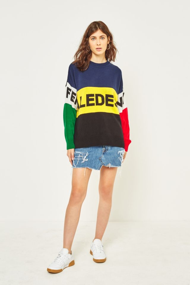 Urban outfitters color deals block sweater