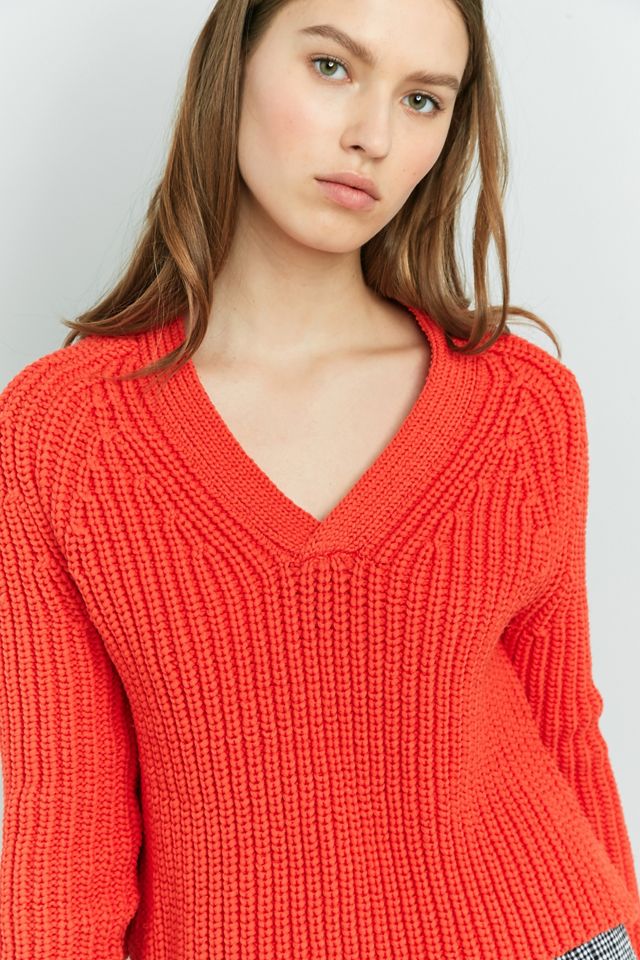 Urban Outfitters - Pull col v à grosses mailles #2