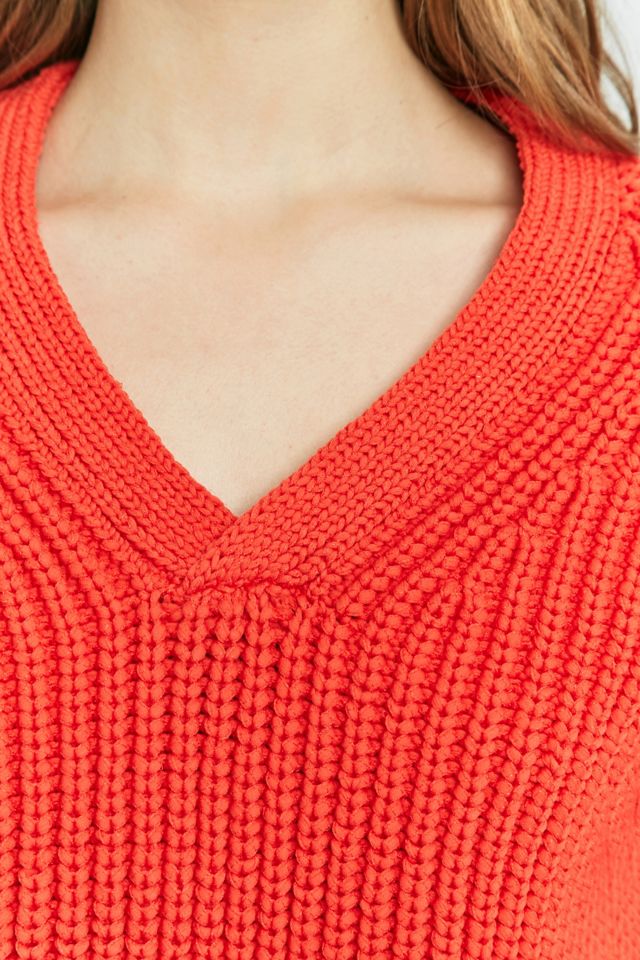 Urban Outfitters - Pull col v à grosses mailles #5