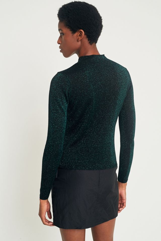 Sparkle & Fade Sparkle Mock Neck Top #2