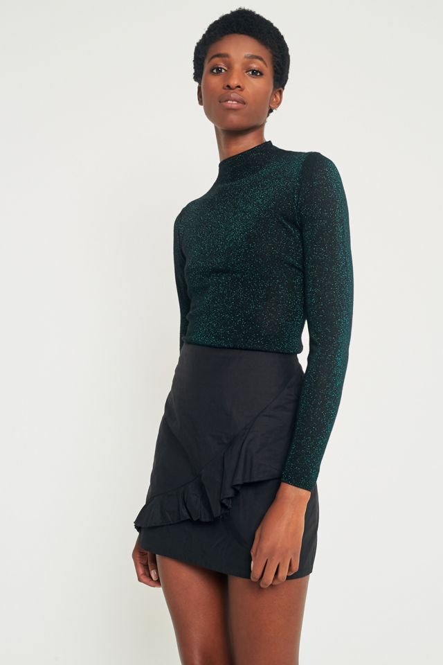 Sparkle & Fade Sparkle Mock Neck Top #5