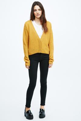 urban outfitters yellow cardigan