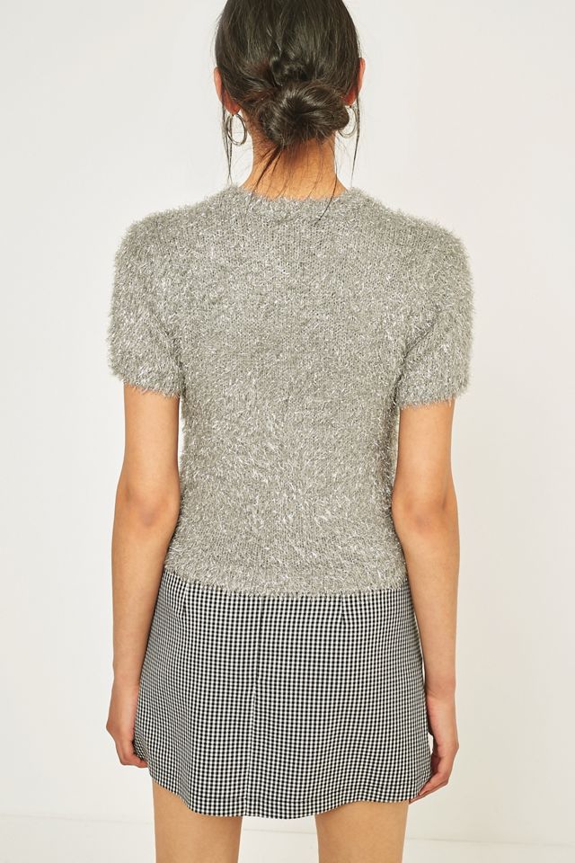 Urban Outfitters Fireworks Cropped Fuzzy Jumper #5