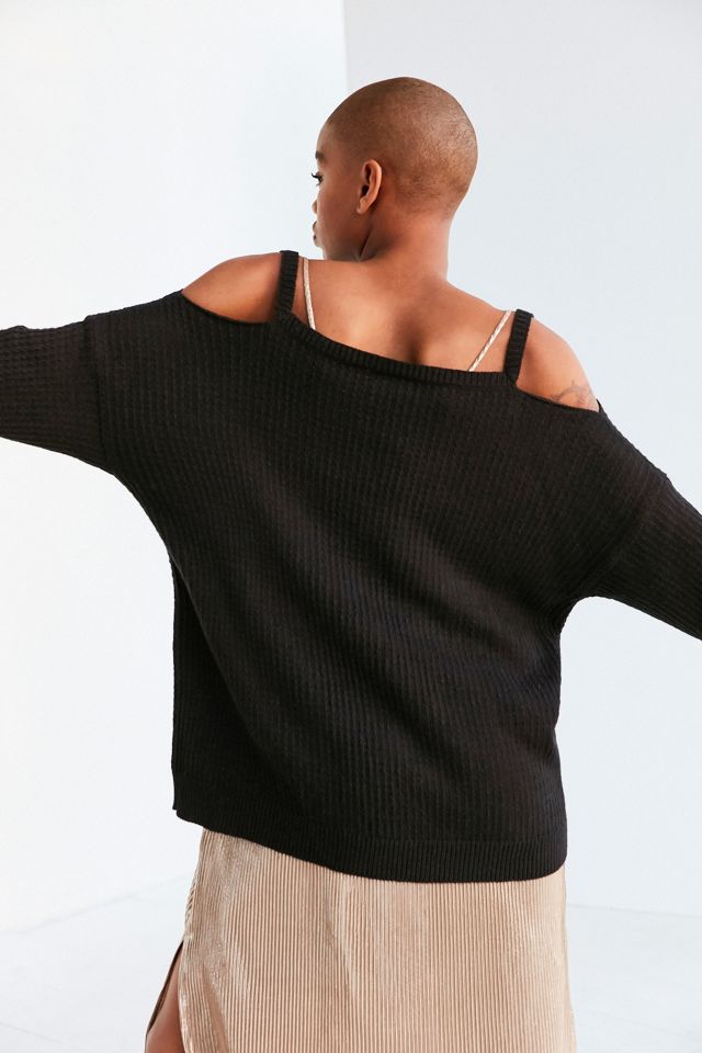 Kimchi Blue Cold Shoulder Jumper Urban Outfitters UK