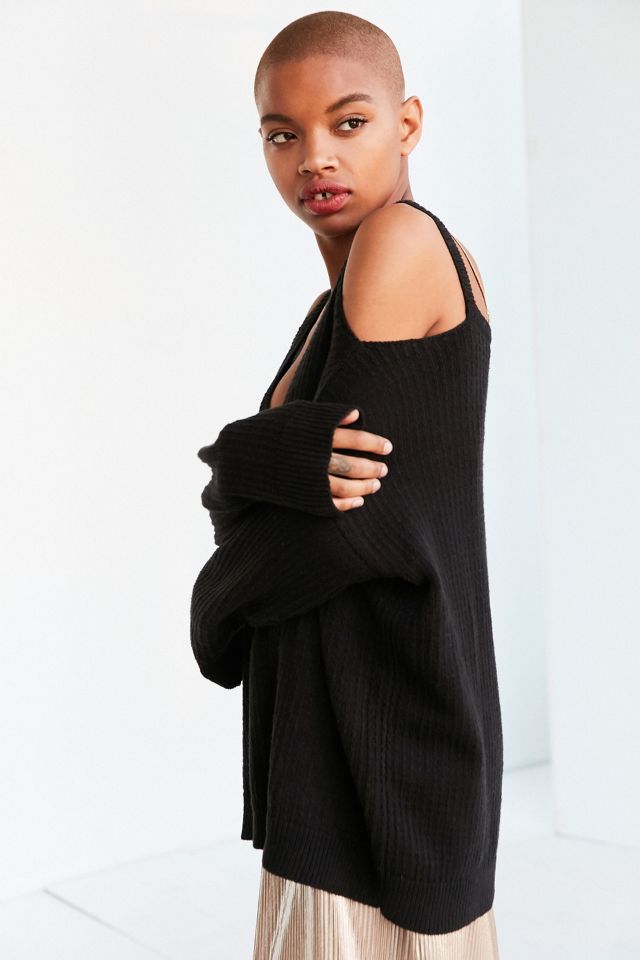 Kimchi Blue Cold Shoulder Jumper Urban Outfitters UK