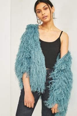 urban outfitters fluffy cardigan