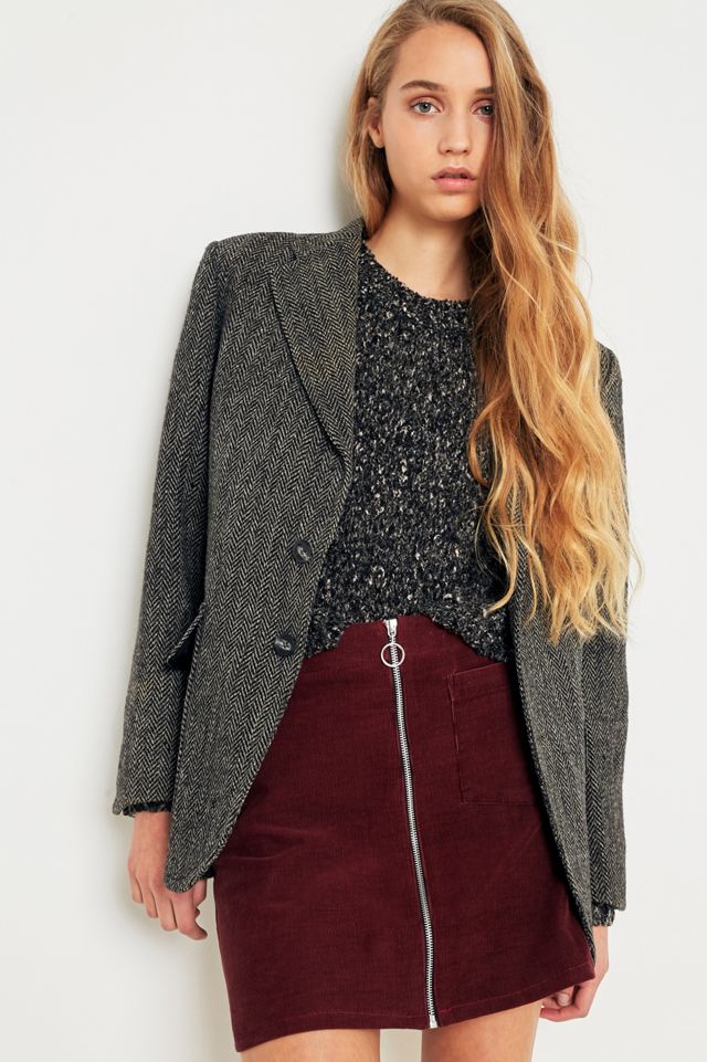 Pins & Needles Black Textured Cropped Jumper #1