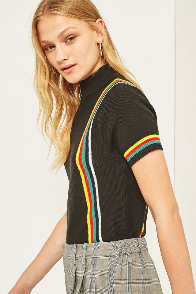 Urban Outfitters Rainbow Half-Zip Cycling Jersey  #2