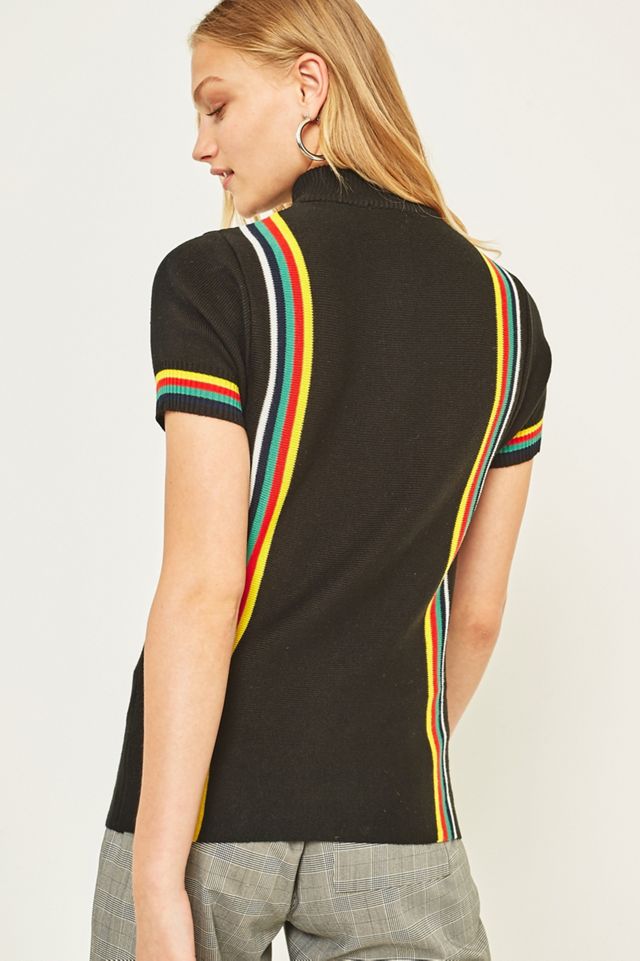 Urban Outfitters Rainbow Half-Zip Cycling Jersey  #3