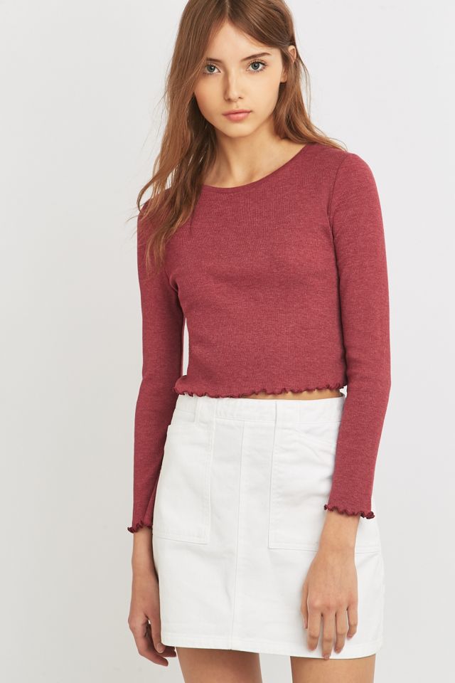 Urban Outfitters Lettuce Edge Long Sleeve T-shirt