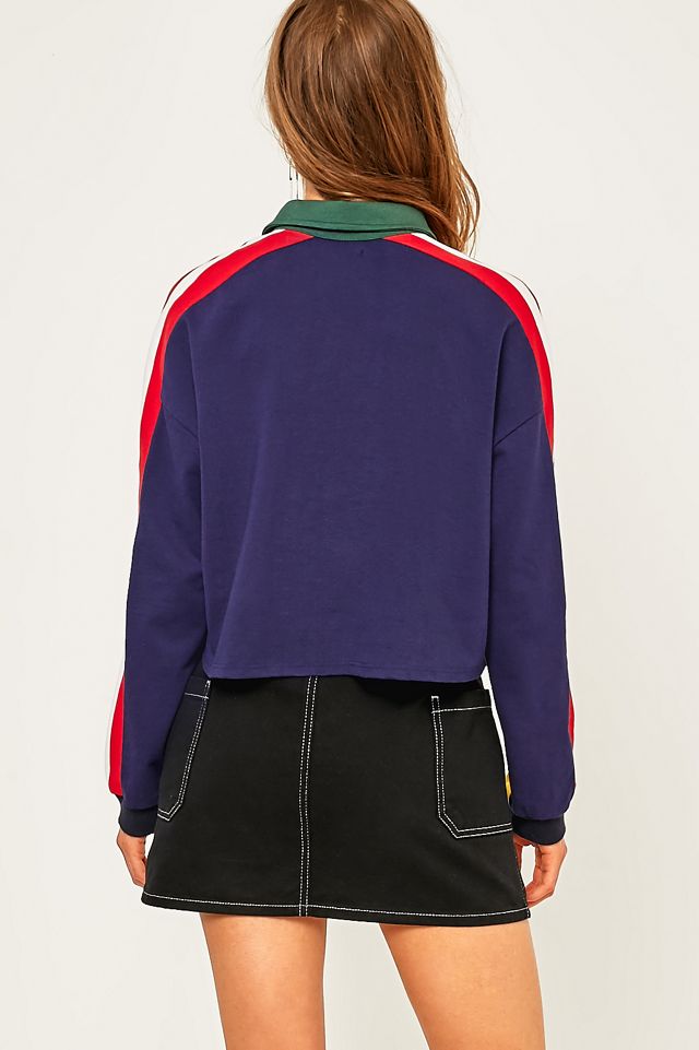 BDG Colour-Blocked Cropped Polo Shirt #2