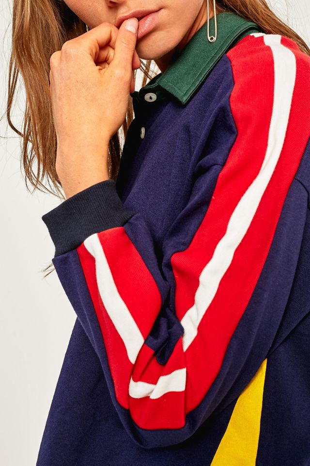 BDG Colour-Blocked Cropped Polo Shirt #3