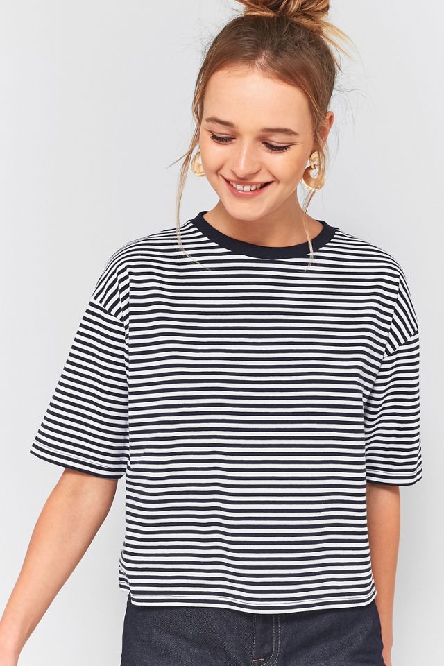 Urban Outfitters Striped Boxy T-Shirt #1