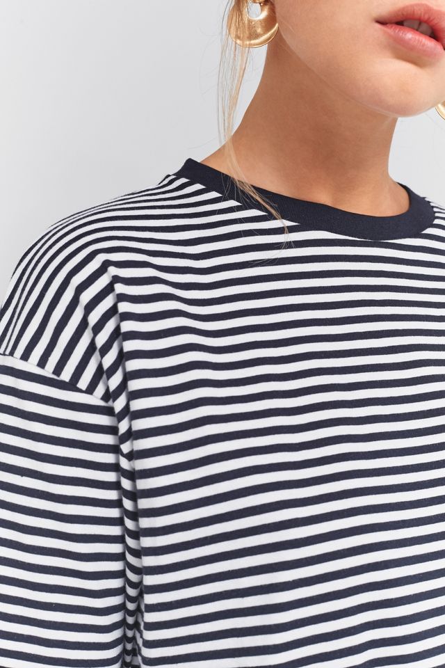Urban Outfitters Striped Boxy T-Shirt #4
