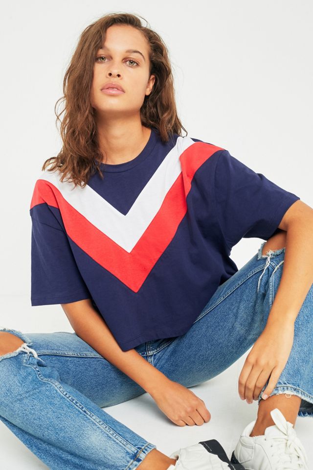 BDG Chevron Cropped T-Shirt #1