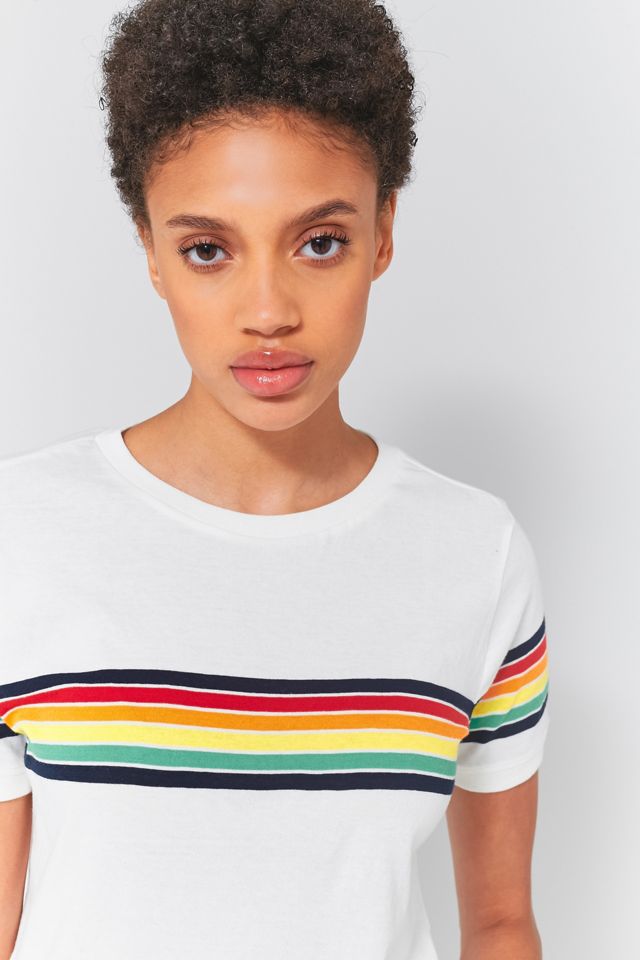 BDG Rainbow Striped T-Shirt #2