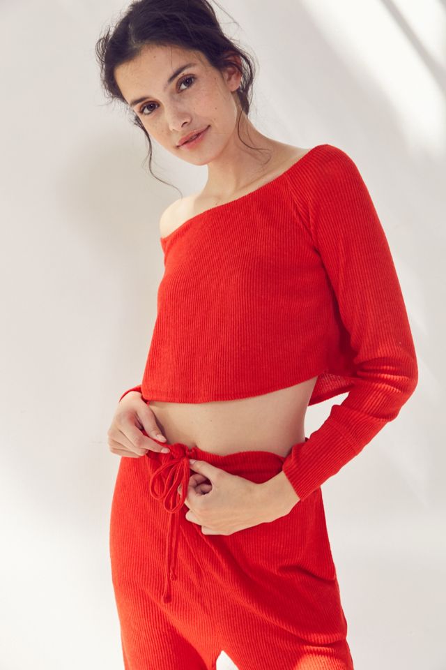 Out From Under Chill Out Off-The-Shoulder Crop Top #1