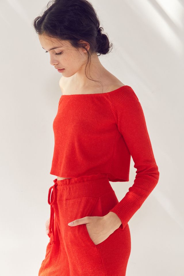 Out From Under Chill Out Off-The-Shoulder Crop Top #3