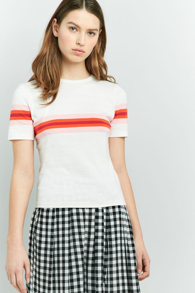 Urban Outfitters - T-shirt court rayé #2
