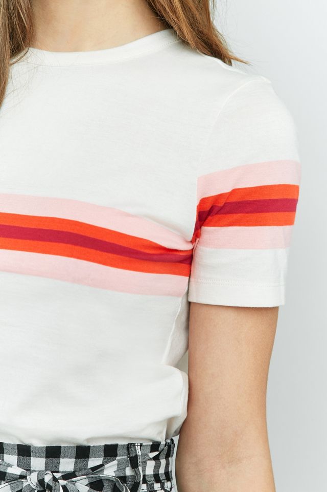 Urban Outfitters - T-shirt court rayé #5