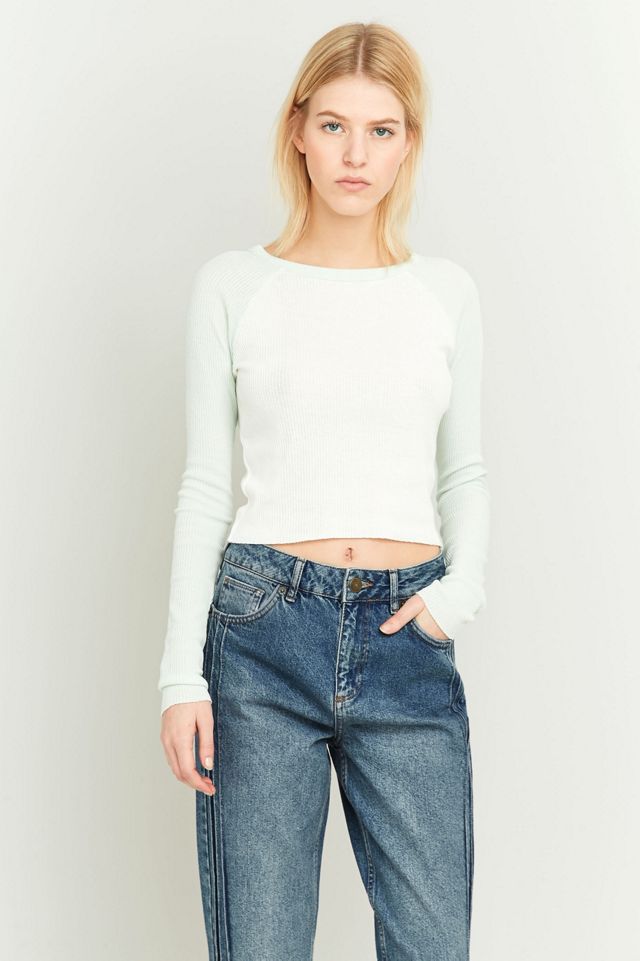 Urban Outfitters - Haut de baseball court à manches raglan #5