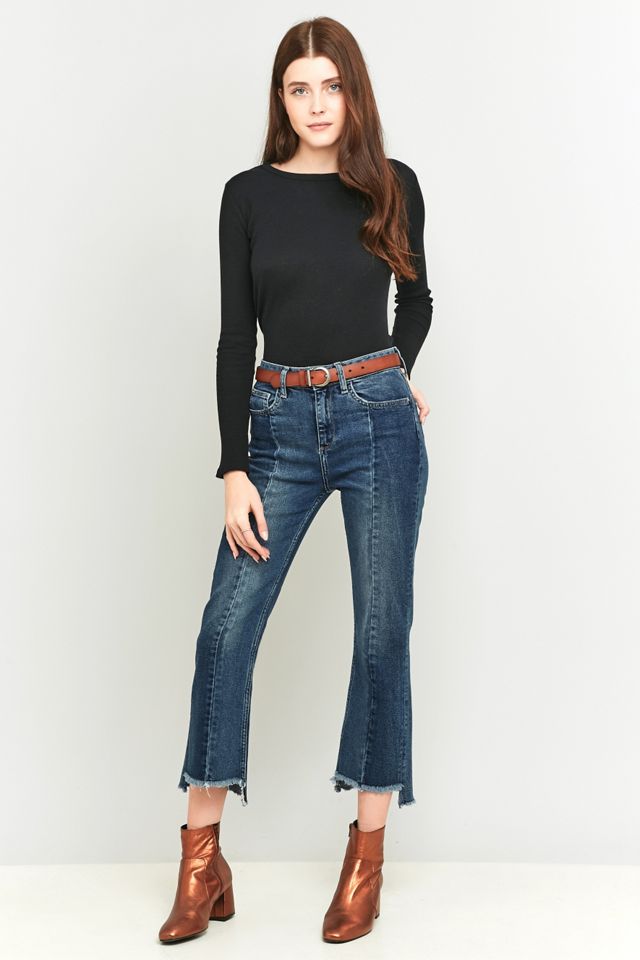 BDG Long Sleeve Waffle Knit Top #1