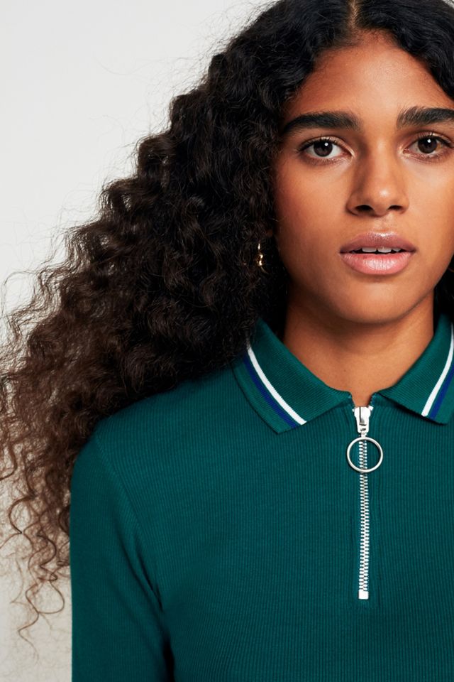 Urban Outfitters Half-Zip Polo Shirt #2