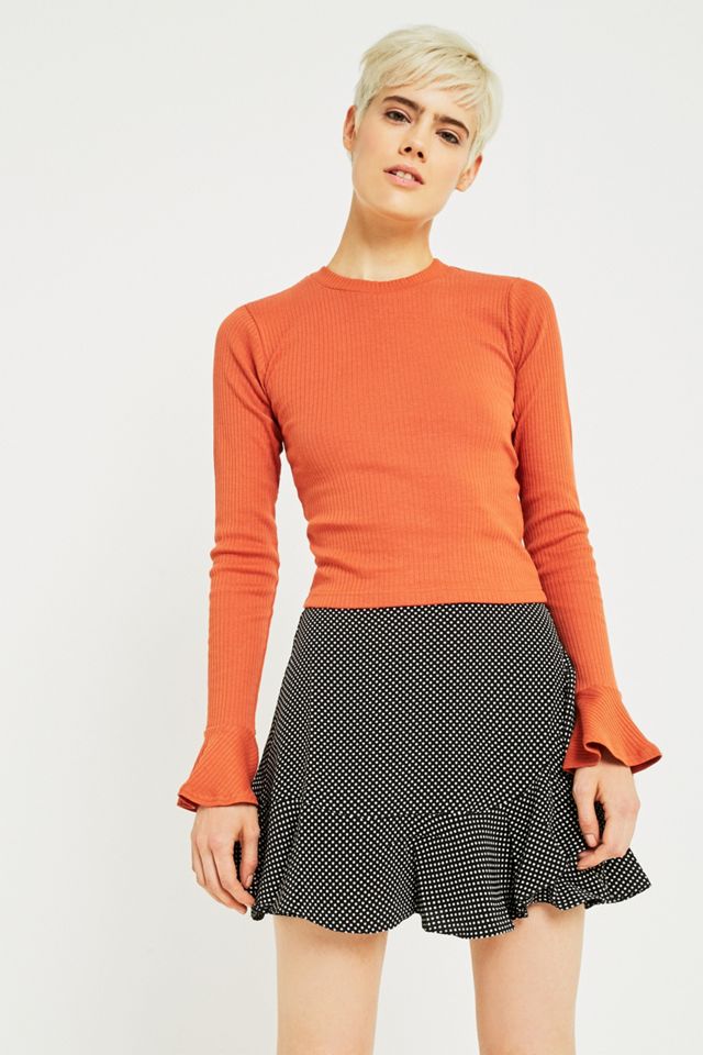 Light Before Dark Trumpet Sleeve Top #1