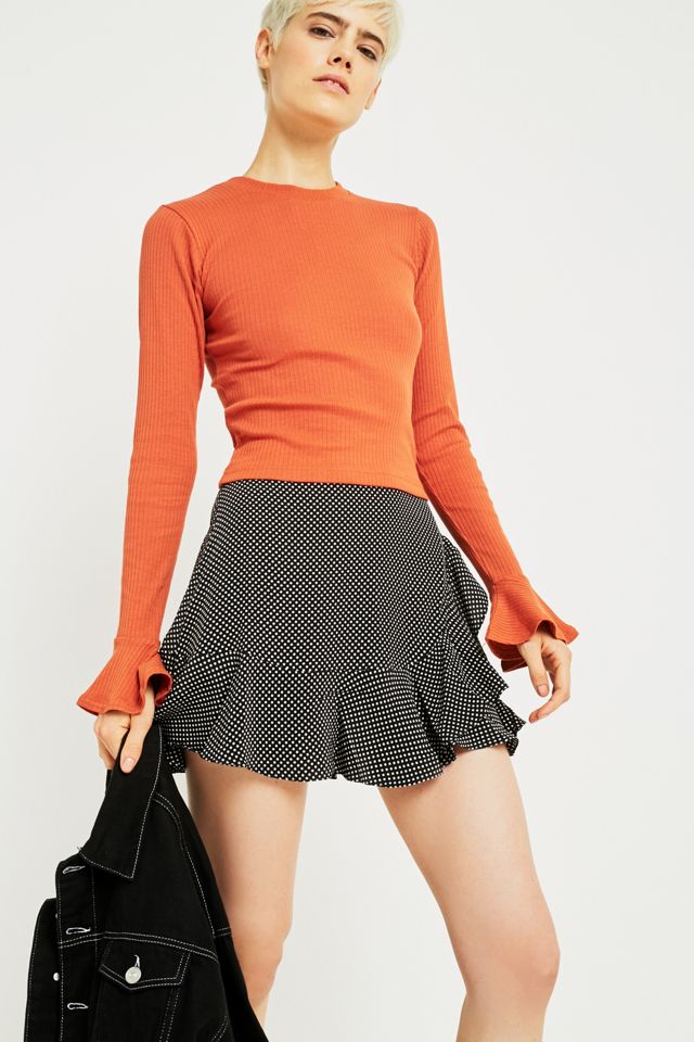 Light Before Dark Trumpet Sleeve Top #3