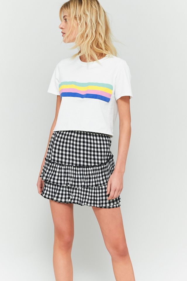BDG Rainbow Cropped T-Shirt #1