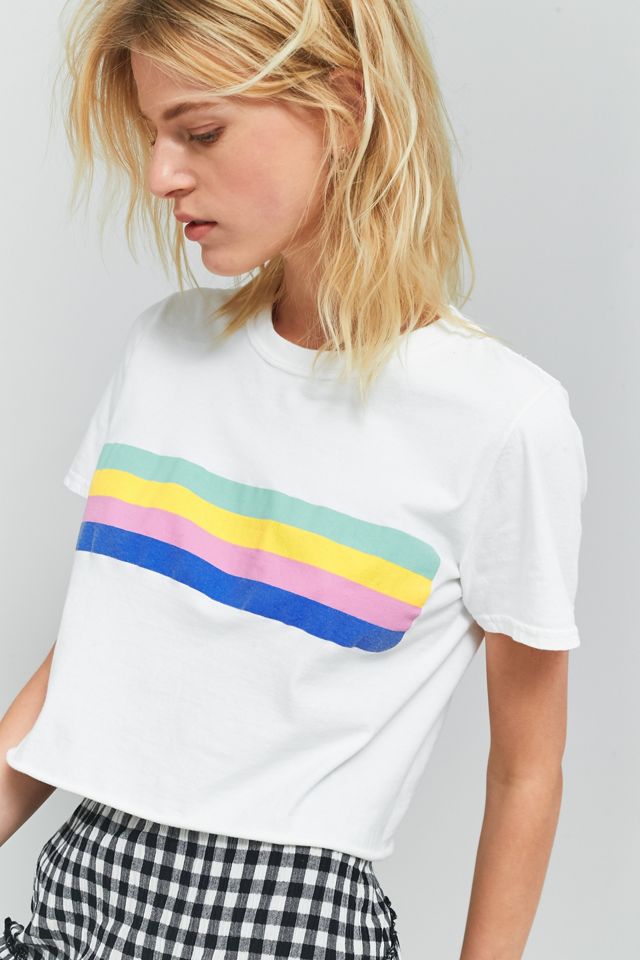 BDG Rainbow Cropped T-Shirt #2