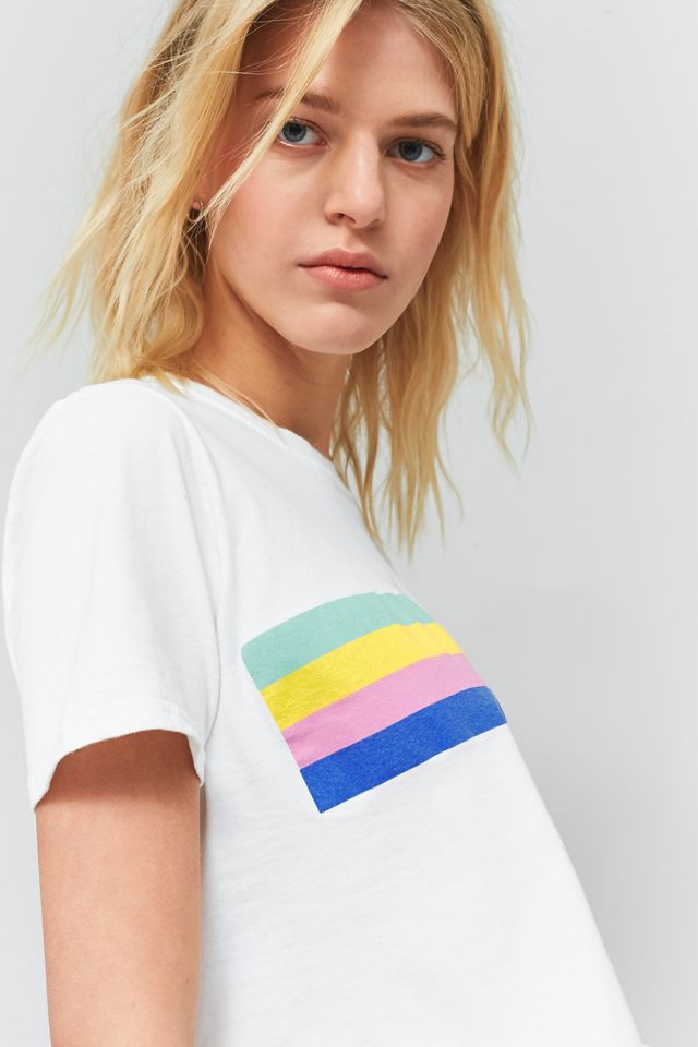 BDG Rainbow Cropped T-Shirt #5
