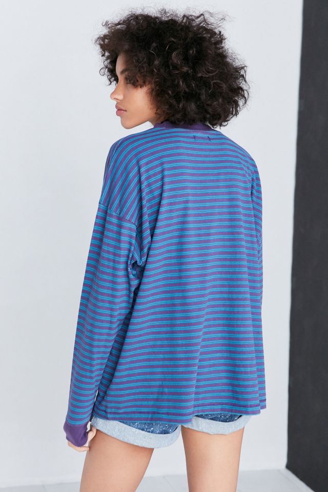 BDG Ferris Ringer Drop Shoulder T-Shirt | Urban Outfitters UK