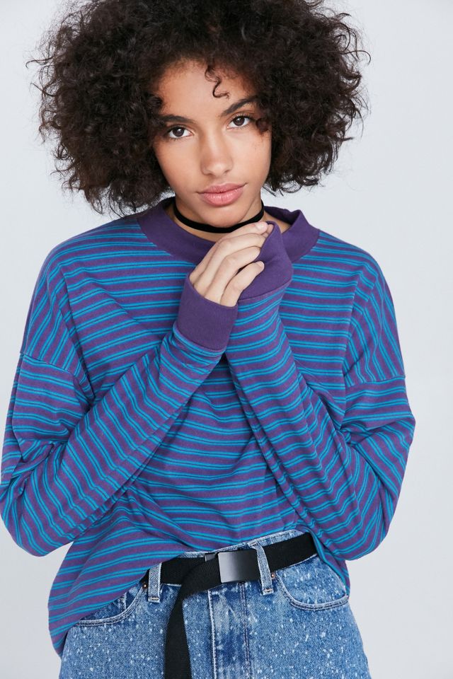 BDG Ferris Ringer Drop Shoulder T-Shirt | Urban Outfitters UK