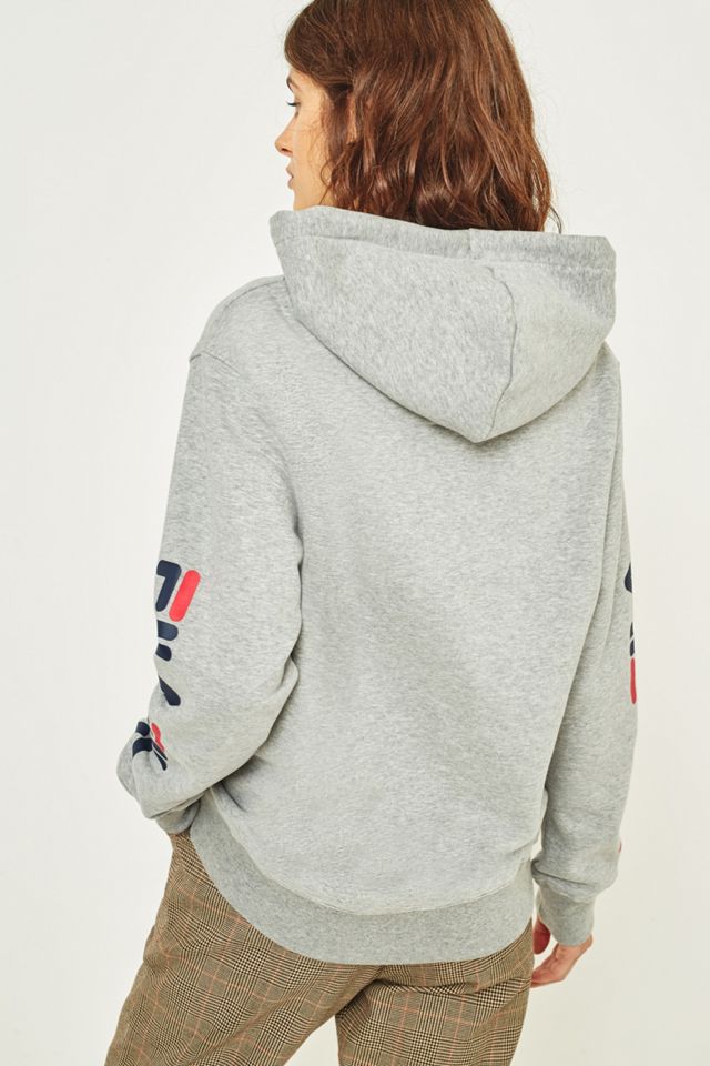FILA Gianna Felpa con cappuccio grigio #4