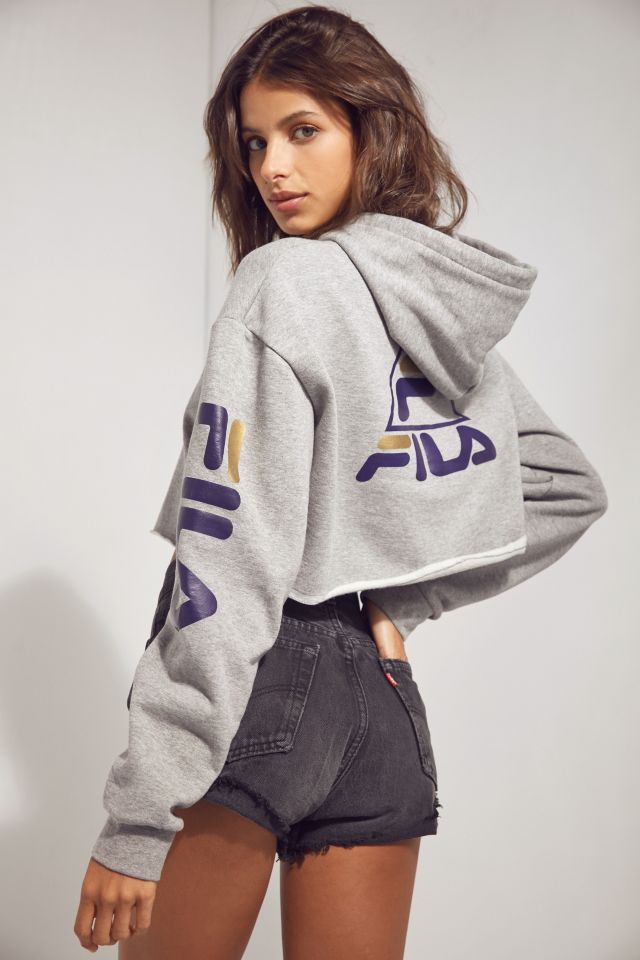 Fila crop outlet sweater