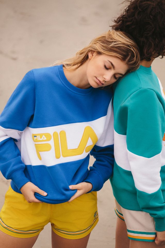 Rug fuldstændig bekendtskab FILA + UO Alexa Crewneck Sweatshirt | Urban Outfitters UK