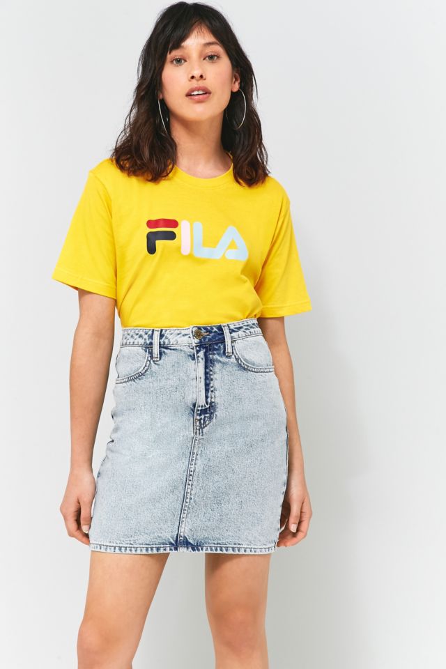 FILA Eagle Yellow T Shirt Urban Outfitters UK