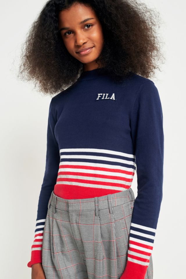 Fila crop top sweater sale