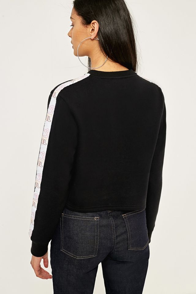 FILA Maglia a maniche a righe cropped #3