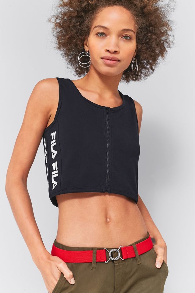 FILA Festival Crop Top Nero con Cerniera #2
