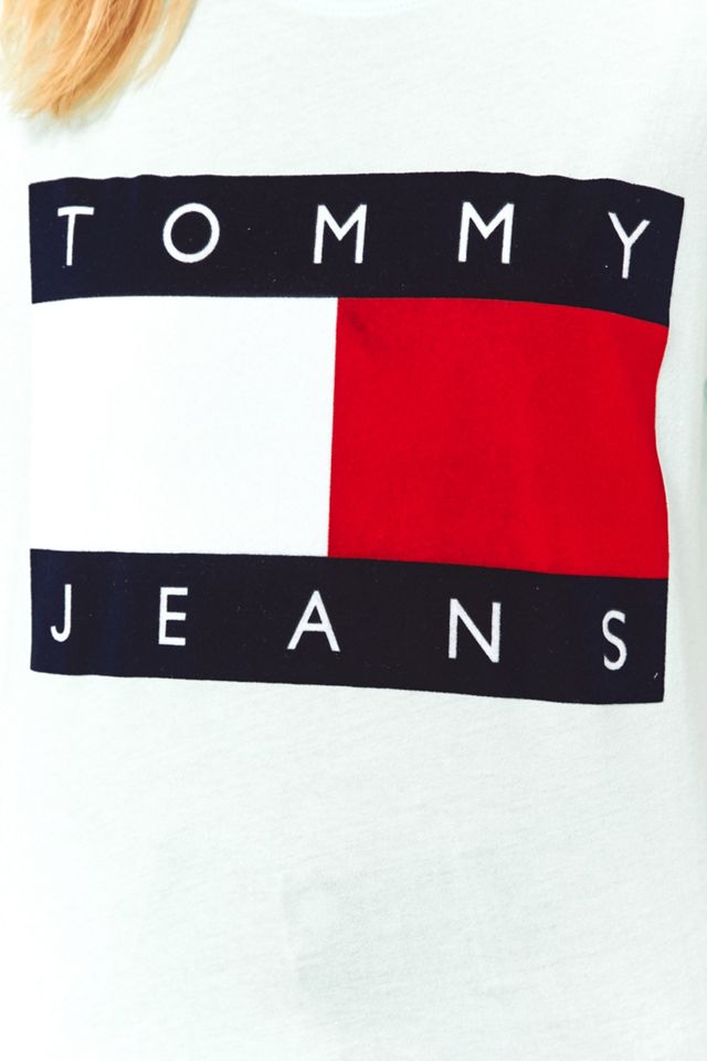 Tommy Jeans '90s Mint Green Logo T-Shirt #5