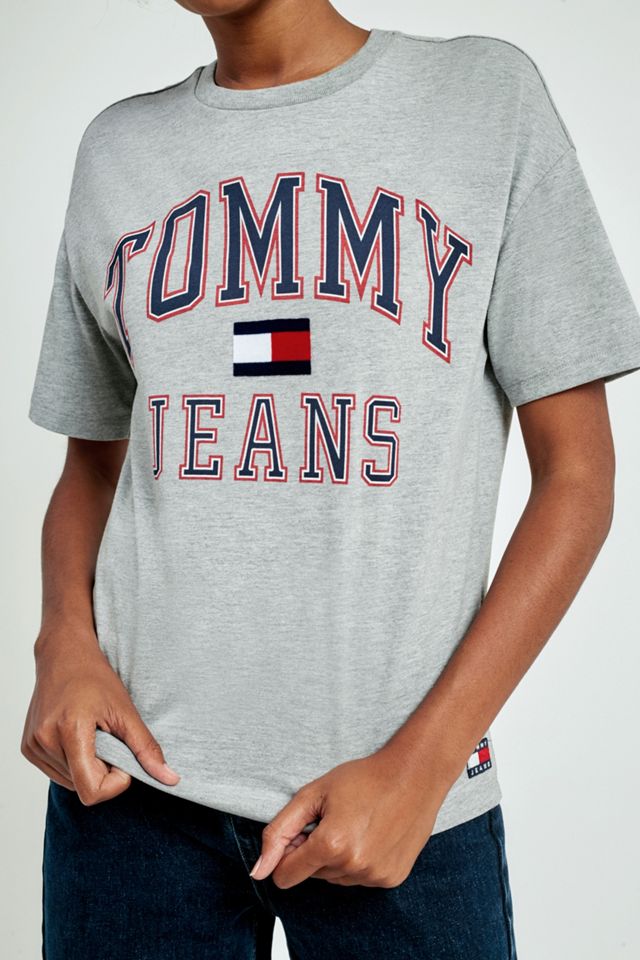 Tommy Jeans '90s T-Shirt Logo Grigio #1