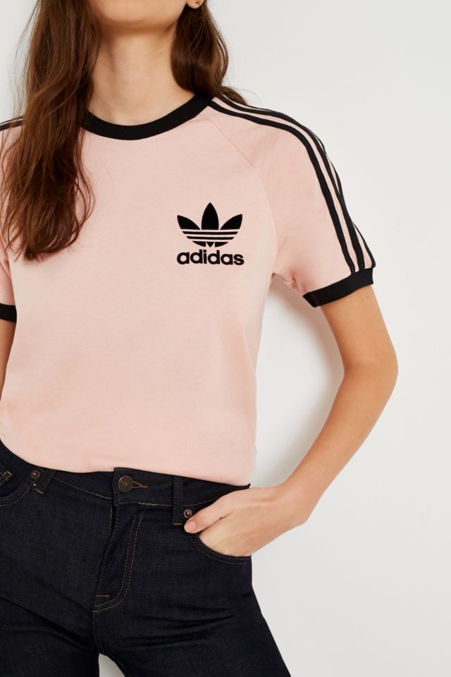 adidas california tee pink