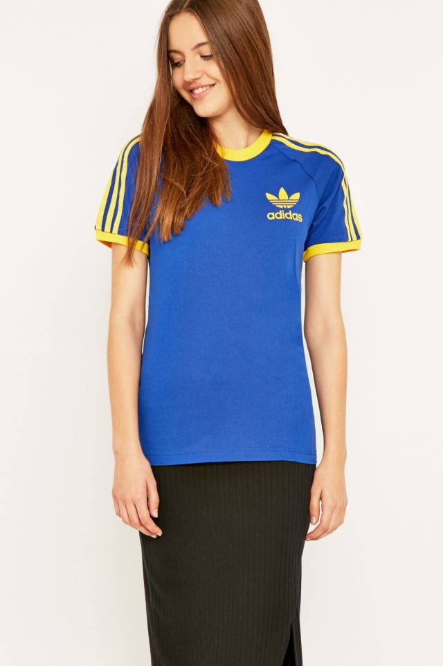 adidas Originals Essentials Blue T-shirt | Urban Outfitters UK