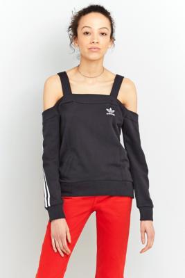 Adidas cold shoulder sweater sale