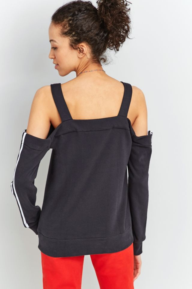 Adidas cold shoulder clearance sweater