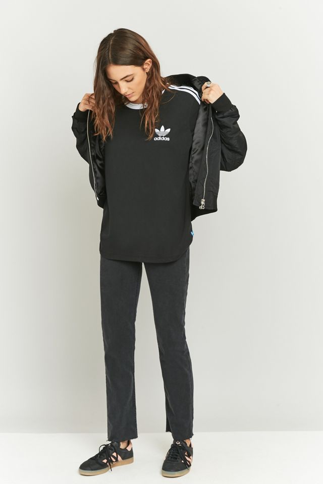 adidas Originals 3-Stripes Black T-shirt #2
